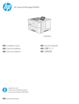 HP LaserJet Managed E50045 series Guía de instalación