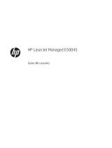 HP LaserJet Managed E50045 series El manual del propietario