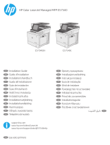 HP Color LaserJet Managed MFP E57540 series Guía de instalación