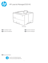 HP LaserJet Managed E50145 Serie Guía de instalación
