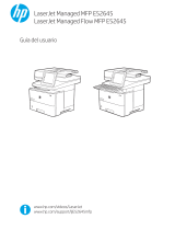 HP LaserJet Managed MFP E52645 series El manual del propietario