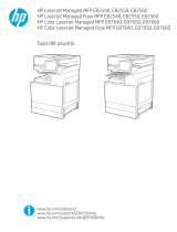 HP Color LaserJet Managed MFP E87640-E87660 series El manual del propietario