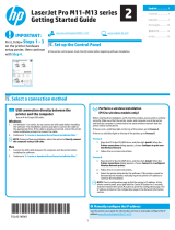 HP LaserJet Pro M11-M13 Printer series Guía de instalación