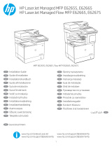HP LaserJet Managed MFP E62665 series Guía de instalación