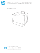 HP Color LaserJet Managed E65150 series El manual del propietario
