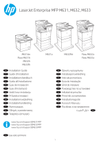 HP LaserJet Enterprise MFP M633 series Guía de instalación