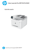 HP Color LaserJet Pro M280-M281 Multifunction Printer series El manual del propietario