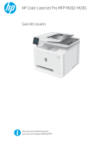 HP Color LaserJet Pro M282-M285 Multifunction Printer series El manual del propietario