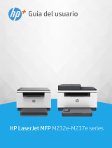 HP LaserJet MFP M232e-M237e Printer series El manual del propietario