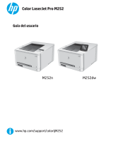 HP Color LaserJet Pro M252 series El manual del propietario