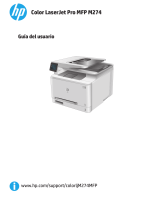 HP Color LaserJet Pro MFP M274 series El manual del propietario