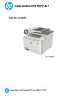 HP LaserJet Pro MFP M377 dw El manual del propietario