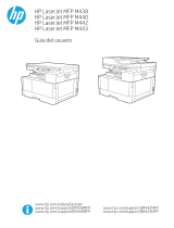 HP LaserJet MFP M443nda series El manual del propietario