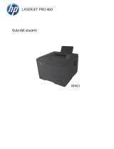 HP LaserJet Pro 400 Printer M401 series El manual del propietario