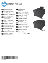HP LaserJet Pro 400 Printer M401 series Guía de instalación