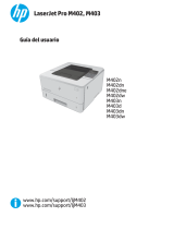 HP LaserJet Pro M402-M403 series El manual del propietario