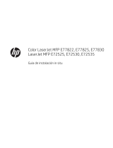 HP LaserJet E72535 Guía de instalación