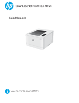 HP Color LaserJet Pro M153-M154 Printer series El manual del propietario