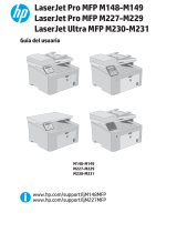 HP LaserJet Pro MFP M148-M149 series El manual del propietario