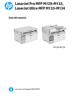 HP LaserJet Ultra MFP M134 Printer series El manual del propietario