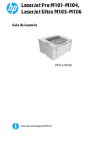HP LaserJet Ultra M106 Printer series El manual del propietario