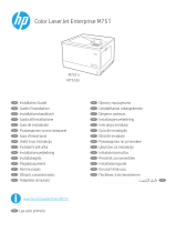 HP Color LaserJet Enterprise M751 Printer series Guía de instalación