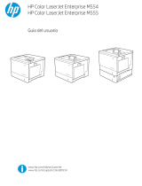 HP Color LaserJet Enterprise M555 Printer series El manual del propietario