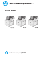 HP Color LaserJet Enterprise MFP M577 series El manual del propietario