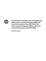 HP LaserJet Enterprise flow MFP M830 series El manual del propietario