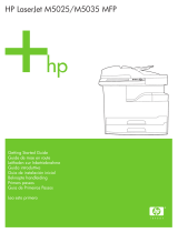 HP LaserJet M5025 Multifunction Printer series Guía de inicio rápido