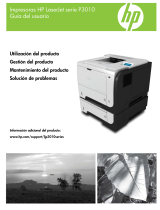 HP LaserJet Enterprise P3015 Printer series El manual del propietario