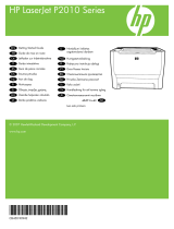 HP LaserJet P2010 Printer series Guía de inicio rápido