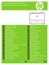 HP LaserJet P2055 Printer series Manual de usuario