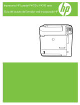 HP LaserJet P4510 Printer series Guía del usuario