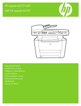 HP LaserJet M2727 Multifunction Printer series Guía de inicio rápido