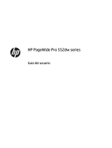 HP PageWide Pro 552dw Printer series El manual del propietario