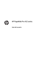 HP PageWide Pro 452dw Printer series El manual del propietario