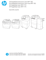 HP PageWide Color MFP 774 Printer series El manual del propietario