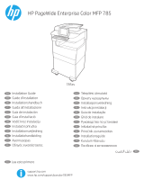 HP PageWide Enterprise Color MFP 785 Printer series Guía de instalación