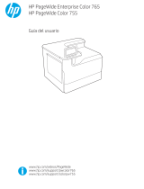 HP PageWide Color 755 Printer series El manual del propietario