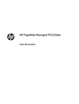 HP PageWide Managed P55250dw Printer series El manual del propietario