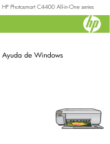 HP Photosmart C4400 All-in-One Printer series El manual del propietario