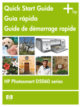 HP Photosmart D5060 Printer series Guía de inicio rápido