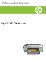 HP Photosmart D5400 Printer series El manual del propietario