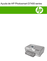 HP Photosmart D7400 Printer series El manual del propietario