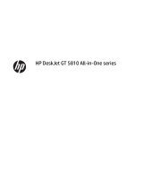HP DeskJet GT 5810 All-in-One Printer series El manual del propietario