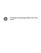 HP Deskjet Ink Advantage 4640 e-All-in-One Printer series El manual del propietario