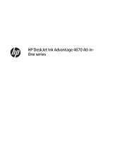 HP DeskJet Ink Advantage 4670 All-in-One Printer series El manual del propietario