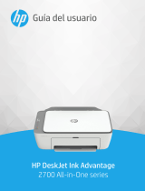 HP DeskJet Ink Advantage 2700 All-in-One series El manual del propietario