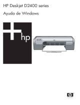 HP Deskjet D2400 Printer series El manual del propietario